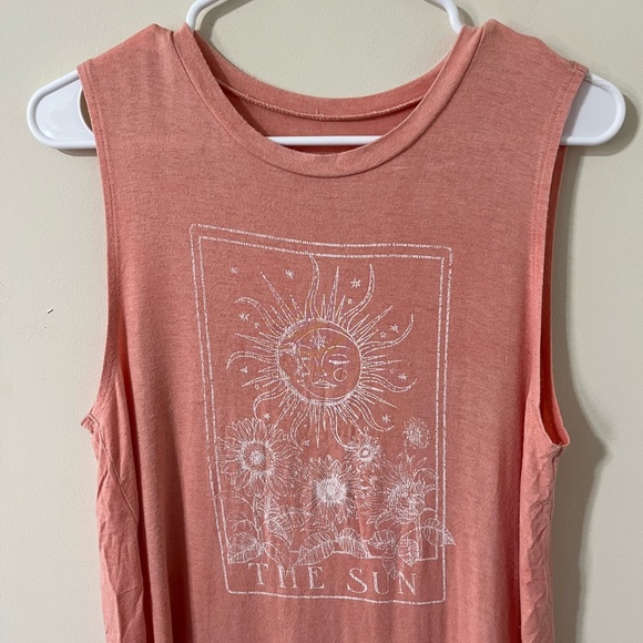 Homegirl Society Pink Graphic Sleeveless Tank Top Size Large - Picture 2 of 7